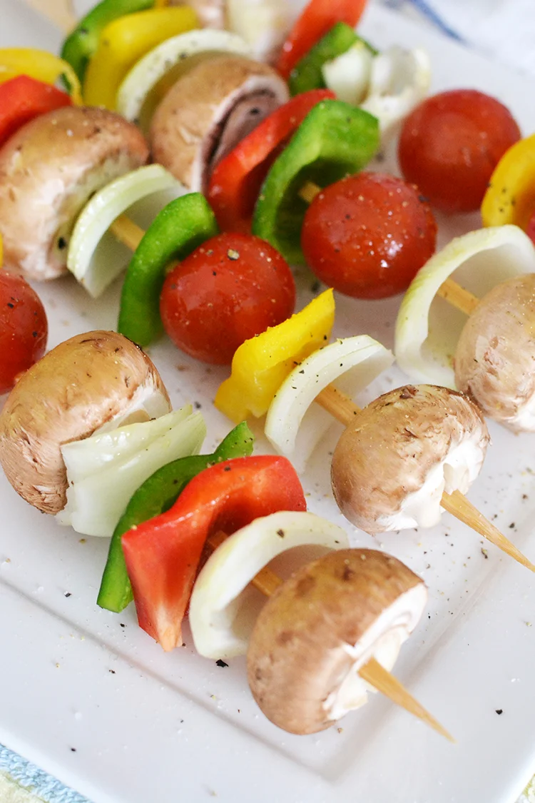 5x de lekkerste vegan recepten voor de BBQ 3 BBQ groentespiesjes