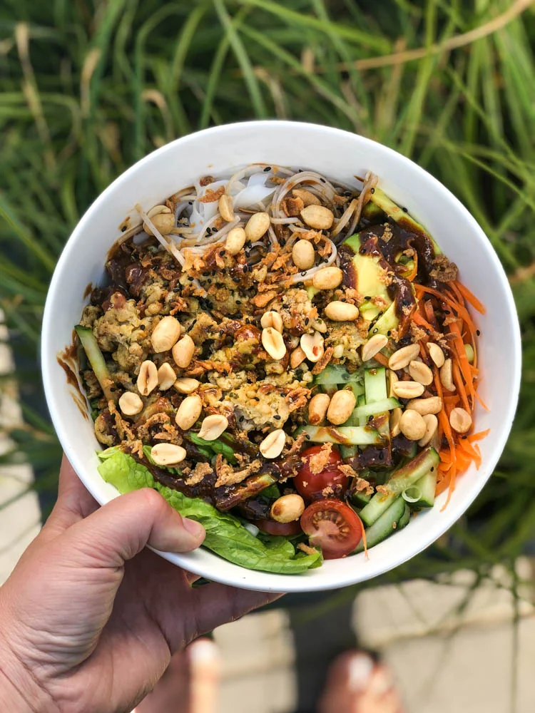 Noodlebowl met kipgehakt 1 Noodle bowl met kipgehakt