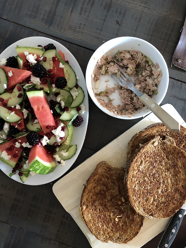 Sab's Eetoverzicht week 26/2018 9 tuna melt