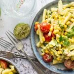 Avocado pastasalade