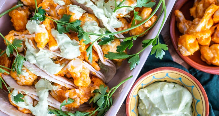 Buffalo bloemkooltaco's