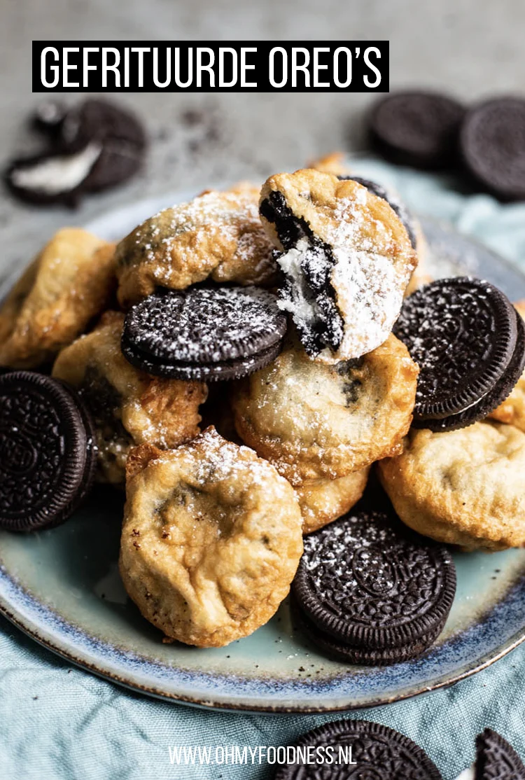 Fastfood Friday: Gefrituurde Oreo's 2 Gefrituurde Oreos