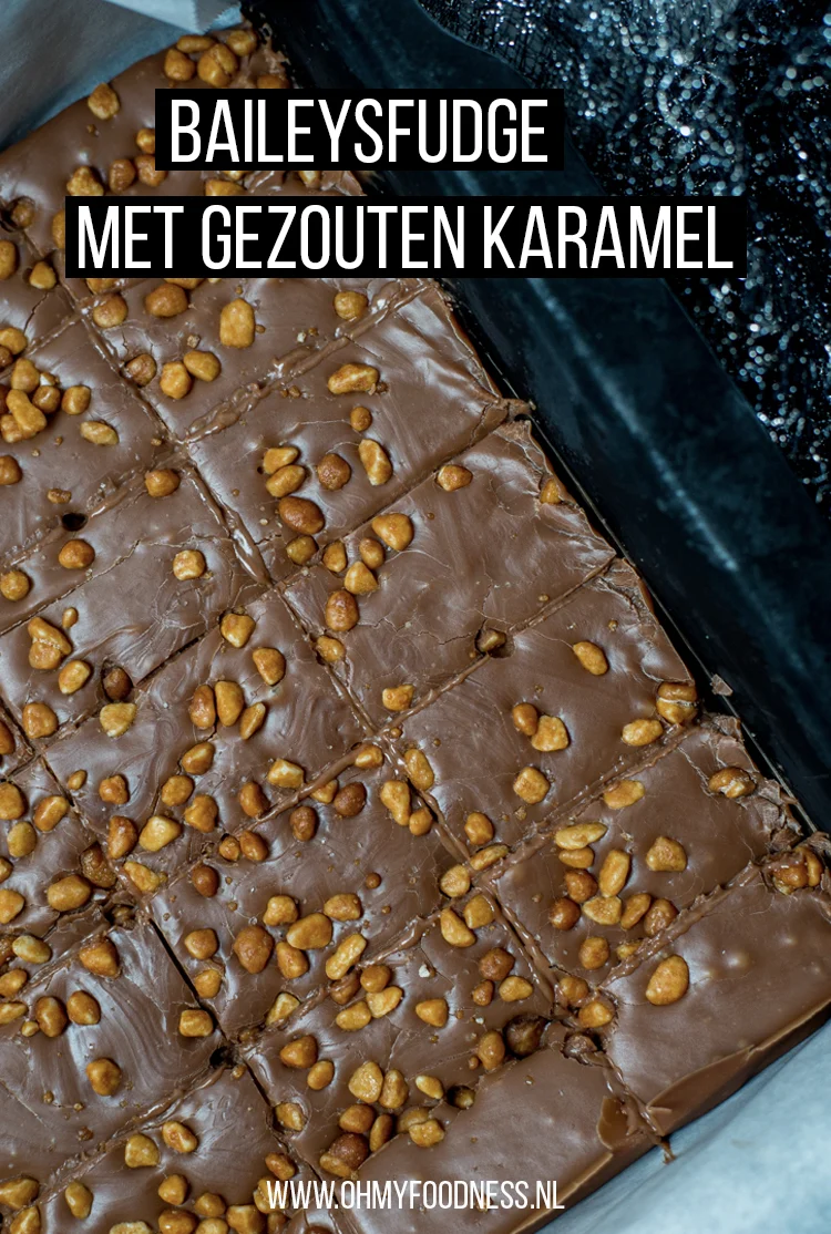 Baileysfudge met gezouten karamel 4 baileysfudge met gezouten karamel