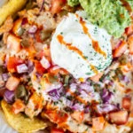 Buffalo chicken nacho's