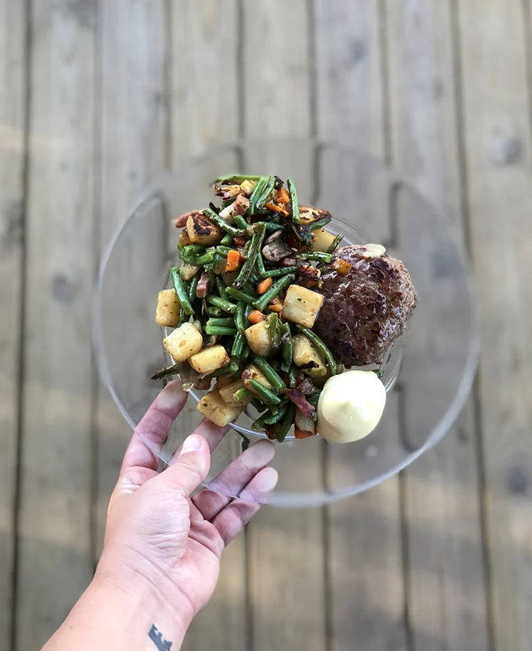 Sab's Eetoverzicht week 36/2018 1 burger