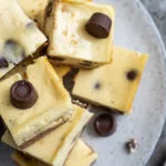 Chocolate-chip & Rolo Cheesecakebars