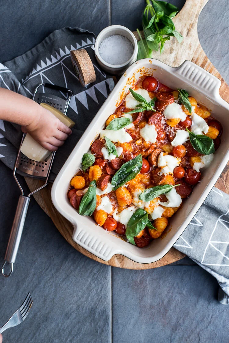 Gnocchi chorizo uit de oven 2 gnocchi ovenschotel