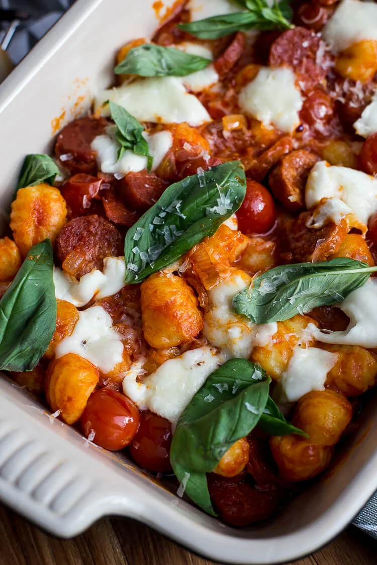 Gnocchi chorizo uit de oven 5 gnocchi uit de oven