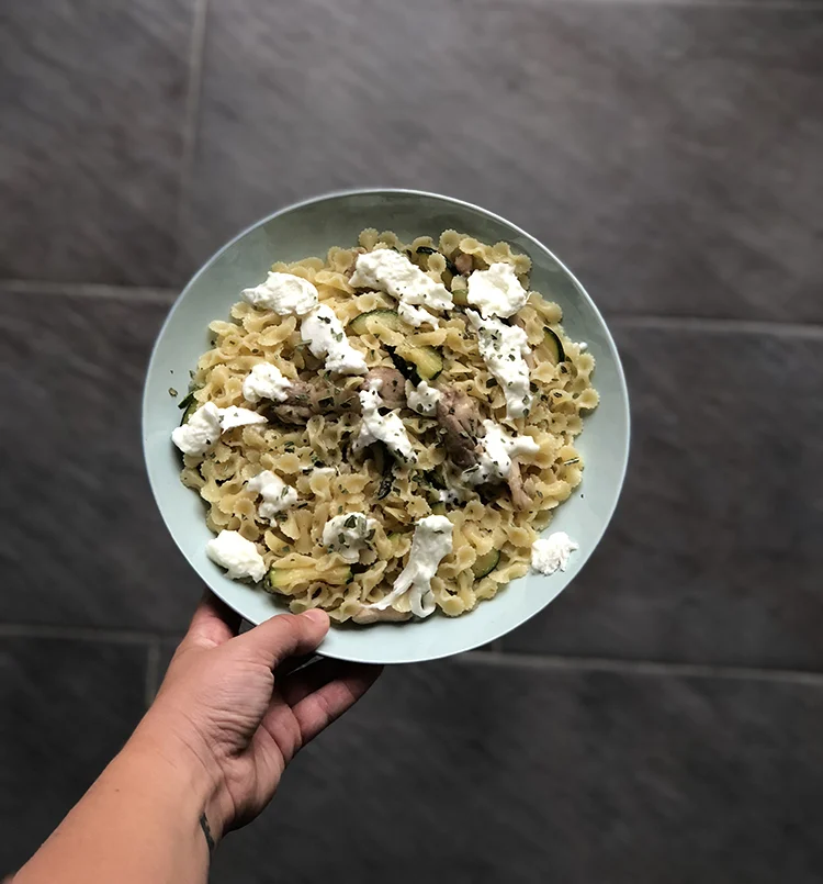 Sab's Eetoverzicht week 35/2018 3 knoflookpasta