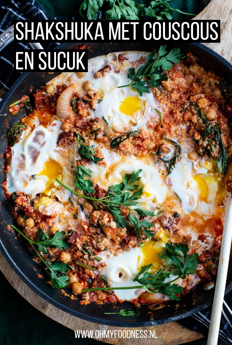 Shakshuka met couscous en sucuk 3 Shakshuka met couscous en sucuk