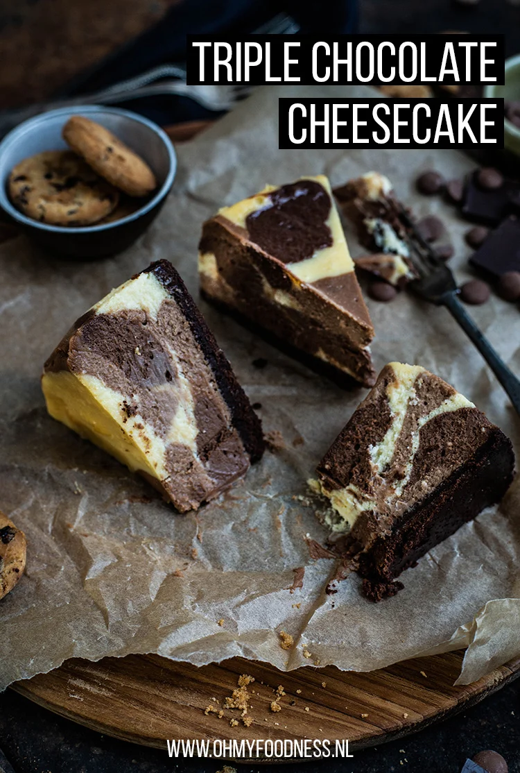 Fastfood Friday: Triple Chocolate Cheesecake uit CHEESECAKE 3 Triple Chocolate cheesecake