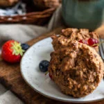 Koffie-havermout ontbijtmuffins