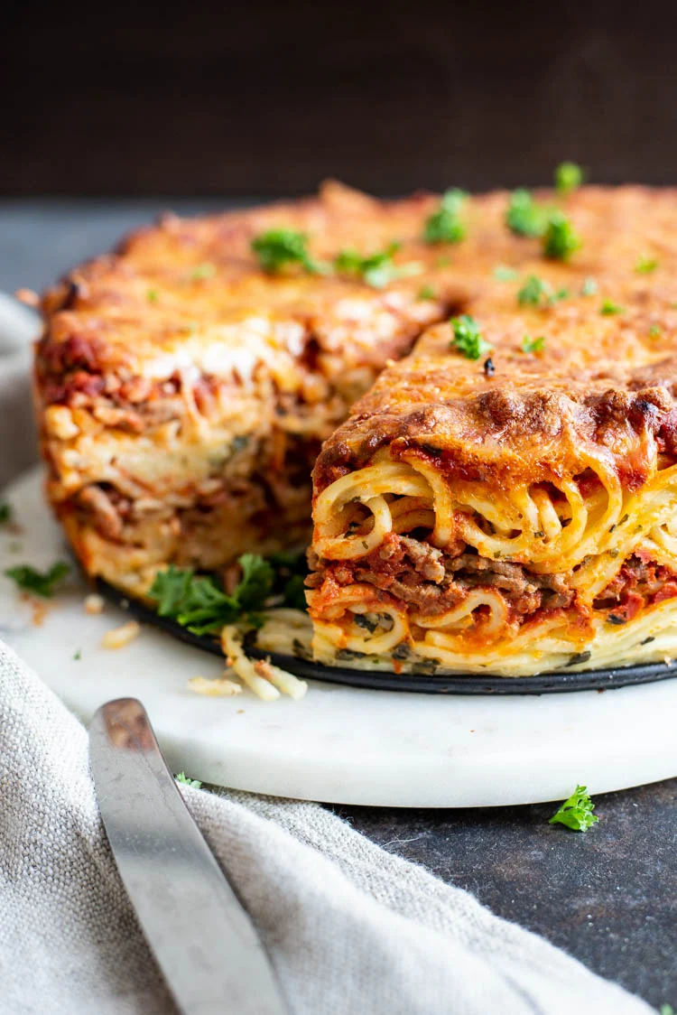 Fastfood Friday: Spaghetti-taart 2 Spaghetti-taart