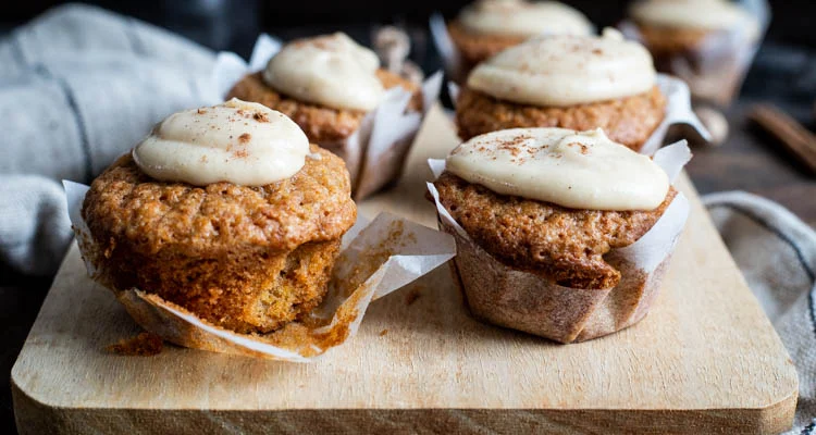 Pompoenmuffins met pumpkin spice mascarpone 2 Pompoenmuffins met pumpkin spice mascarpone