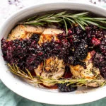 Varkenshaas met bramen