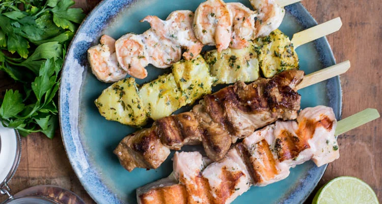 4x Visspiesjes voor bij de gourmet 38 4x visspiesjes voor de gourmet