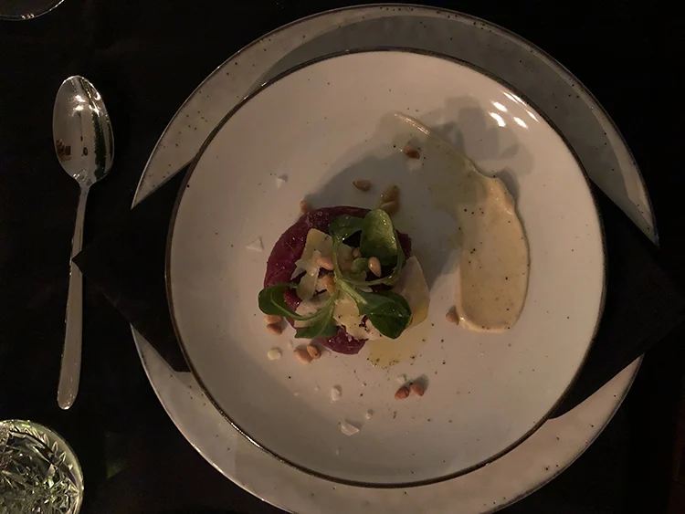 Sab's Eetoverzicht week 52/2018 4 carpaccio bonbon