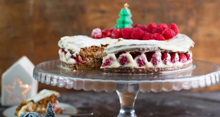 Fastfood Friday: Carrotcake met frambozen 35 Carrotcake met frambozen