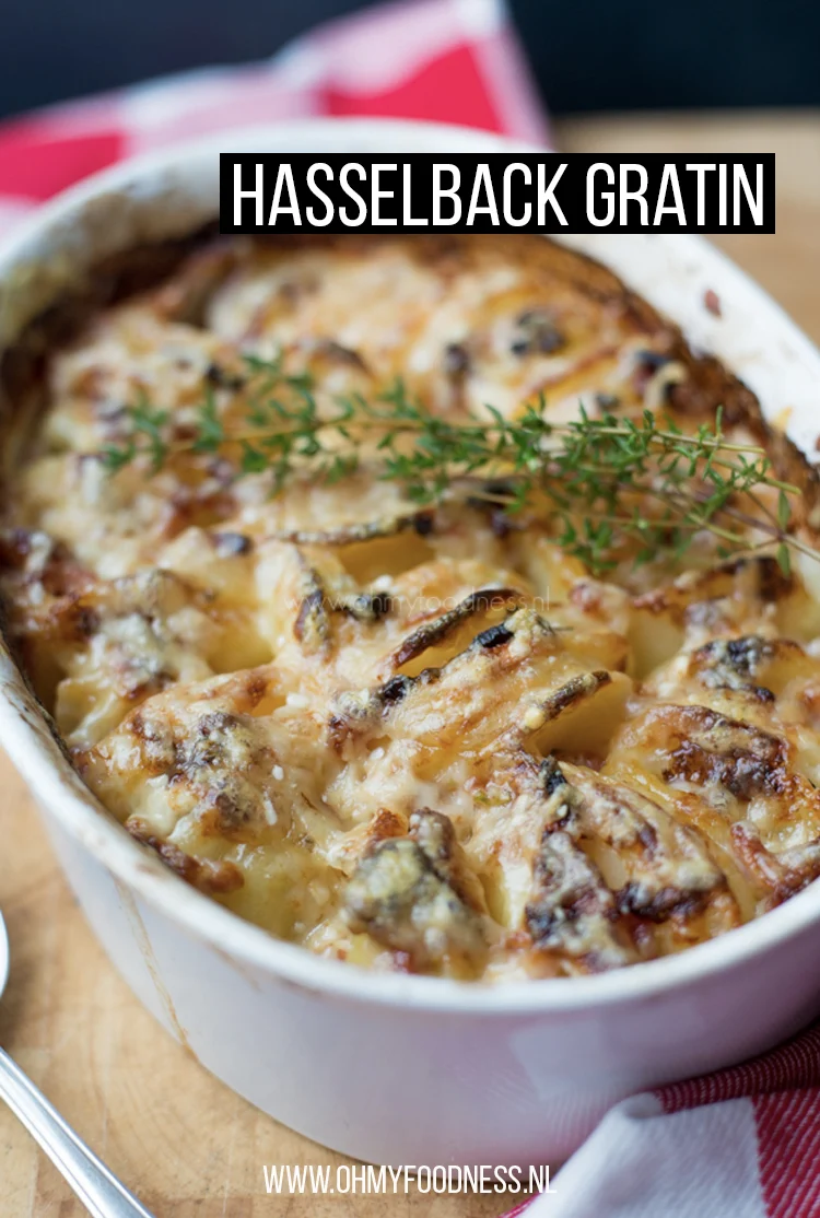 Bijgerecht: Feestelijke Hasselbackgratin 2 hasselback gratin