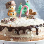 Kerst-dripcake