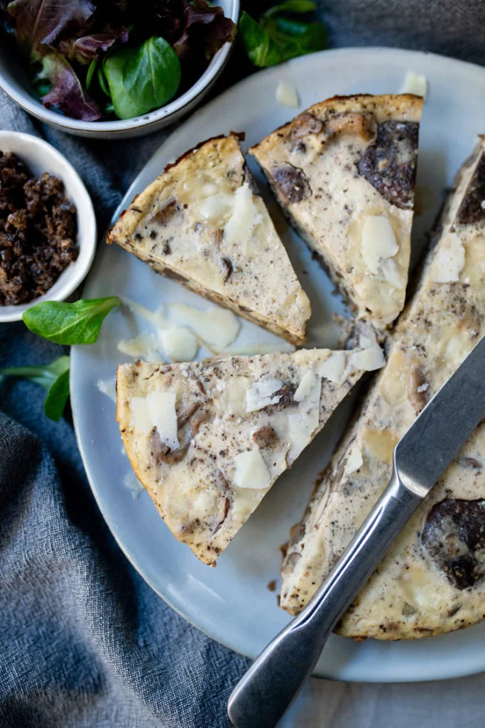 Frittata met Truffel, Paddenstoelen en Pecorino 1 PaddenstoelenFritatta ST