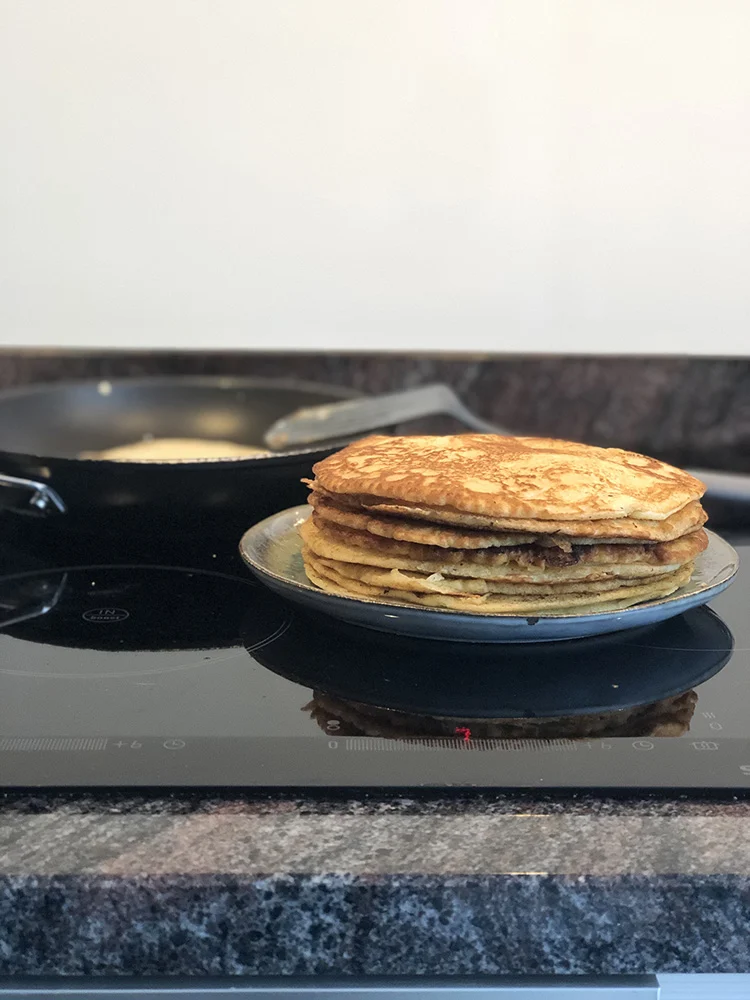 Banaanpannenkoeken met Nutella 4 banaanpannenkoeken met nutella stap3