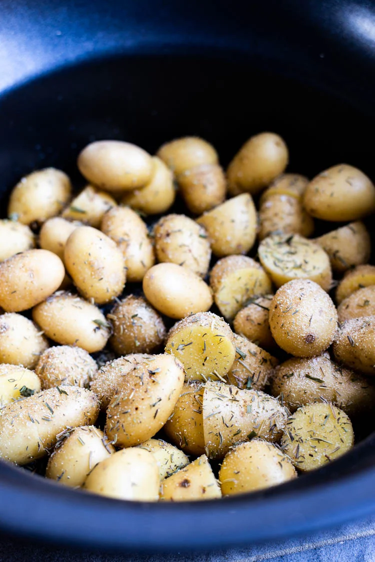 Gekruide krieltjes uit de slowcooker 1 Gekruide krieltjes uit de slowcooker
