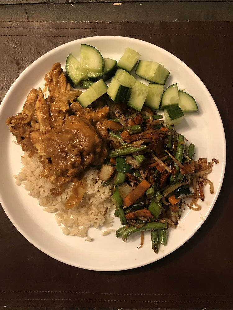 Sab's Eetoverzicht week 4/2019 4 pindakip