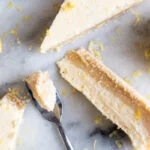 Skinny citroencheesecake