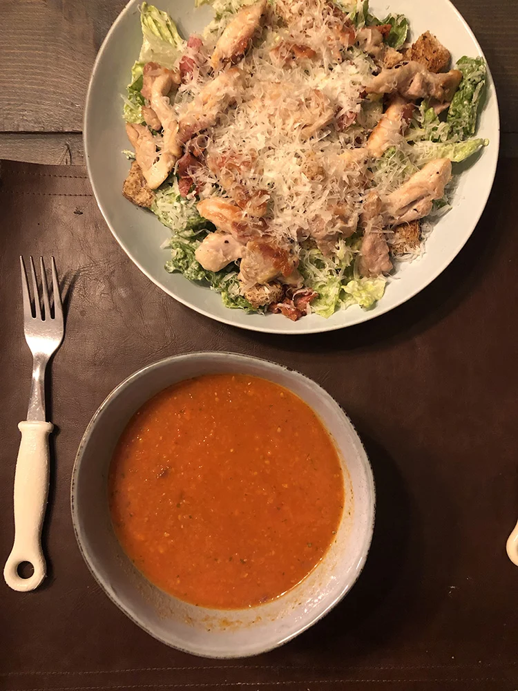 Sab's Eetoverzicht week 1/2019 6 soep caesar