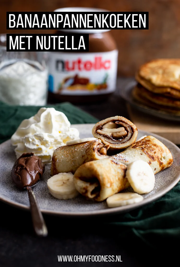 Banaanpannenkoeken met Nutella 8 Banaanpannenkoeken met Nutella