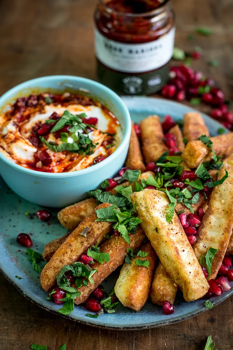 Fastfood Friday: Kaasfrietjes van Halloumi 2 Kaasfrietjes van halloumi