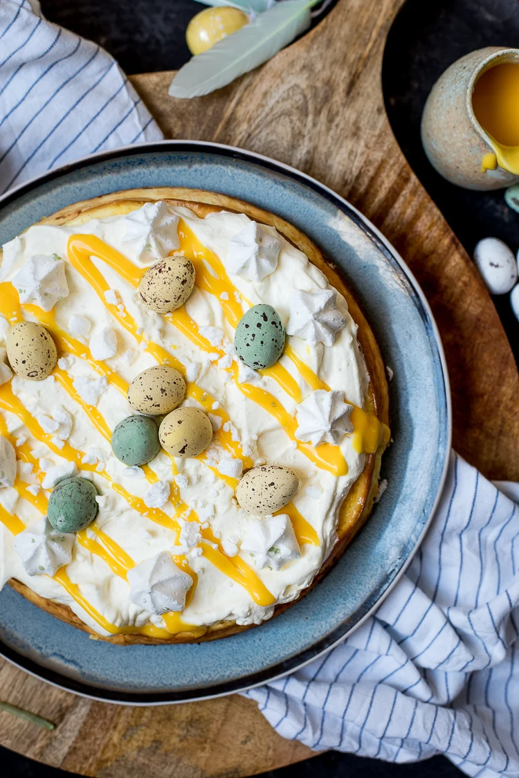 Fastfood Friday: Advocaat-cheesecake met paaseitjes 1 Advocaat-cheesecake met paaseitjes