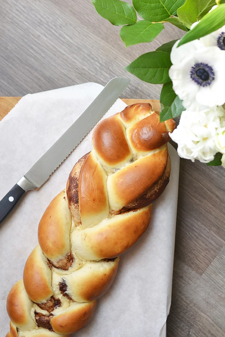 15x de fijnste recepten voor Pasen 11 Gevlochten Nutella-brood