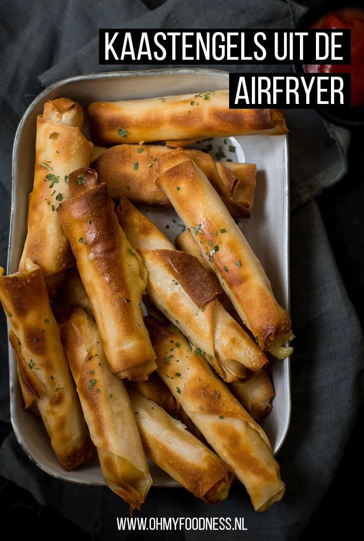 Kaasstengels uit de Airfryer voor Fastfood Friday 5 Kaastengels uit de Airfryer