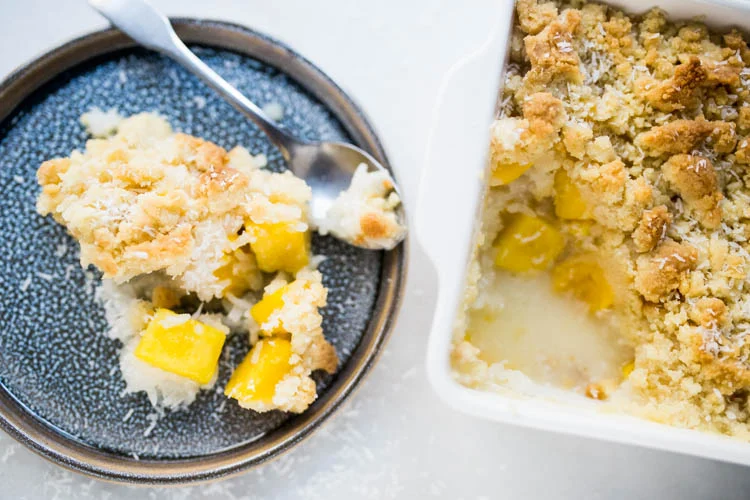 Mango sticky rice crumble 2 MangoStickyRiceCrumble FI
