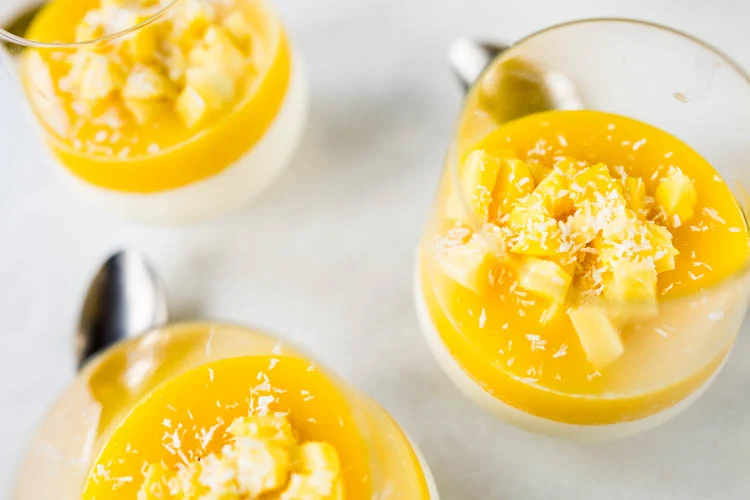 Yoghurt panna cotta met mango en kokos 3 YoghurtMangoKokosPannaCotta FI