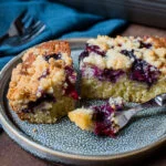 Plaatcake met bosvruchten