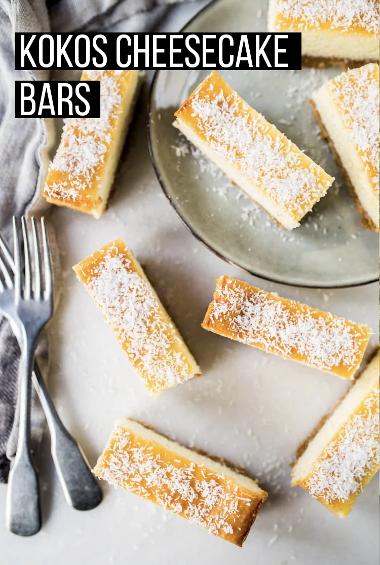 Kokos cheesecakebars 2 KokosCheesecakeBars Pinterest