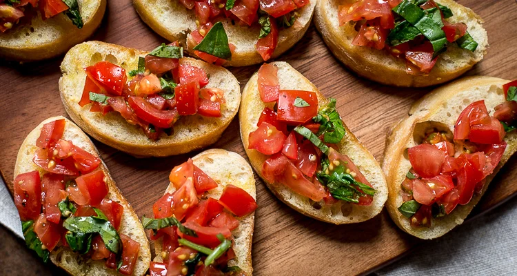 Mijn simpele bruschetta's met tomaat 45 Simpele bruschetta's