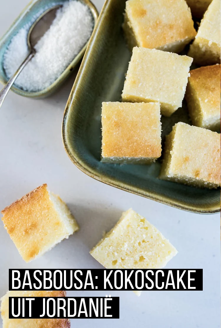 Basbousa: Kokoscake uit Jordanië 2 Basbousa Pinterest