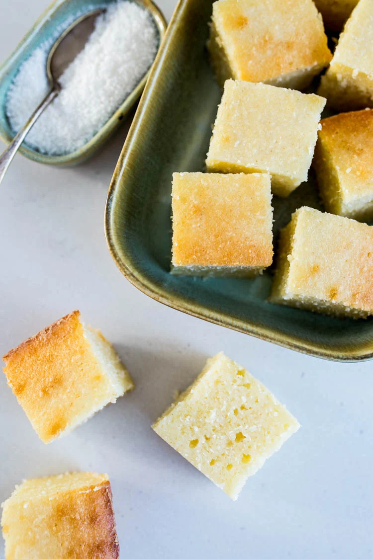 Basbousa: Kokoscake uit Jordanië 1 Basbousa ST