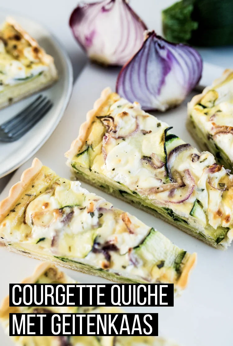 Courgette quiche met geitenkaas 2 CourgetteQuiche Pinterest