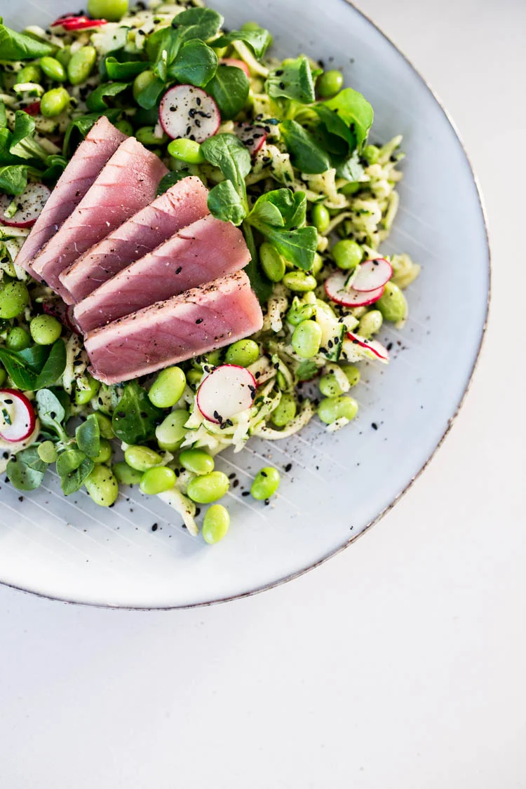 Gegrilde tonijnsalade met wasabimayonaise 1 Gegrilde Tonijnsalade ST 2