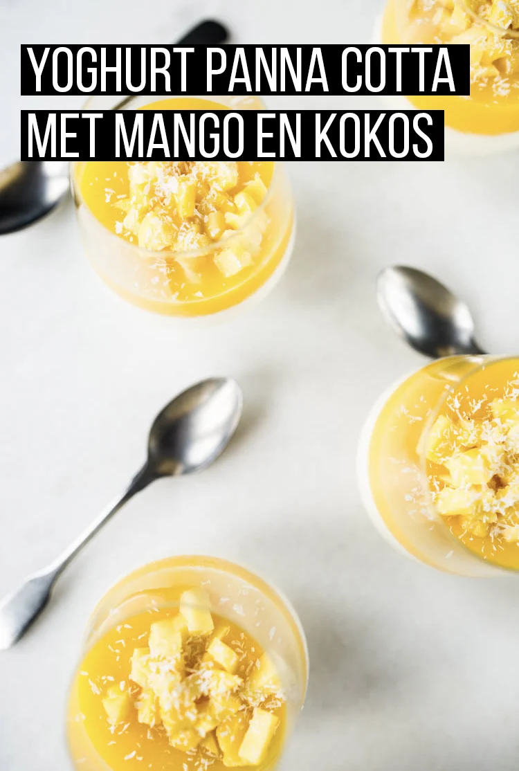 Yoghurt panna cotta met mango en kokos 2 YoghurtMangoKokosPannaCotta Pinterest