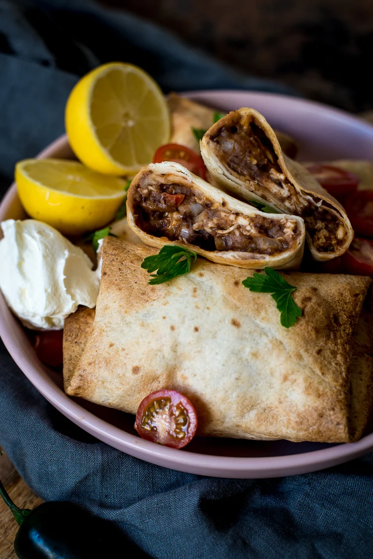 Fastfood Friday: Chimichangas met kip (krokant gevulde wraps) 1 Chimichanga's met kip