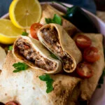 Chimichanga's met kip