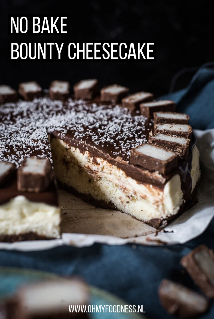 Fastfood Friday: No bake Bounty cheesecake (met mijn bakmix!) 4 No bake Bounty cheesecake