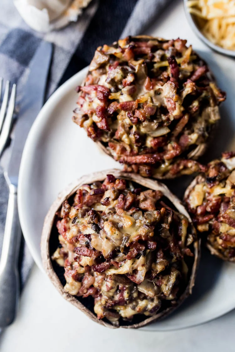 Gevulde portobello's met bacon en oude kaas 1 GevuldePortobelloBaconOudeKaas ST