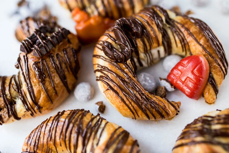 Speculaas croissants met chocolade 1 SinterklaasSpeculaasCroissantsChocolade FI